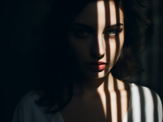 Softening dark mood with diffused shadow and soft edges creates a dreamy atmosphere