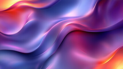 Fototapeta premium Abstract background with beautiful wavy lines and dynamic 3D shapes rendered in high resolution. Smooth flowing curves create a modern and futuristic aesthetic for digital designs.