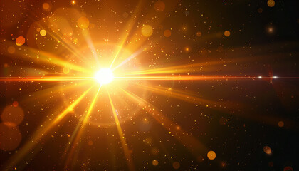 Obraz premium Radiant Light Burst.