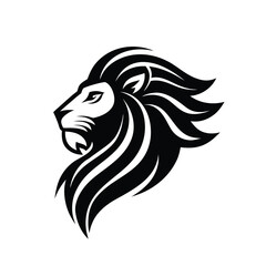 Obraz premium stylized logo featuring the word lion