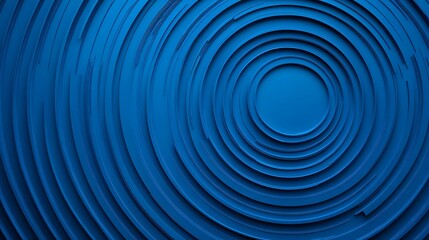 Obraz premium Mesmerizing Minimalist Blue Concentric Gradient Spiral Wallpaper Background
