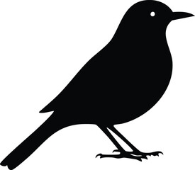 Obraz premium budge silhouette illustration