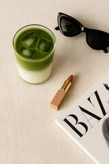 iced matcha green tea 