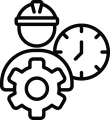 Labor Management Icon 