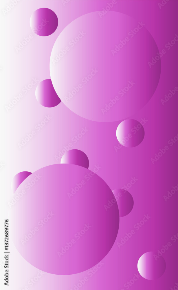 Fototapete blurred decorative design in abstract style with geometric shapes. template for your brand book.