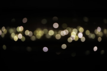 Abstract Golden Bokeh Lights Background for Festive and Elegant Designs