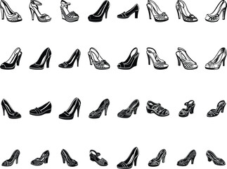 Womens Shoes SVG
