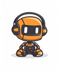 Mechanical creature cuteness Industrial paintings blended with desertpunk in vivid vector design