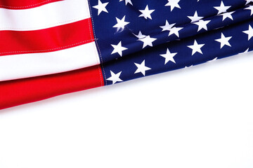 american flag on a white background