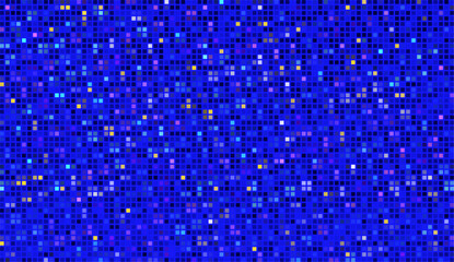 Abstract  background with a grid of small, randomly colored squares.