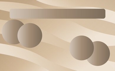 Geometric round logo texture design. Abstract round halftone circles. Vector PNG format.