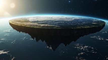 Scientific Critique: What are the main scientific arguments against this flat Earth model? 