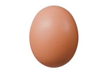 3d chicken egg icon. healthy Food concept. Nature animal food concept. breakfast morning concept. raw protein animal food. Minimal chicken egg protein food isolated on white background. 3d render.