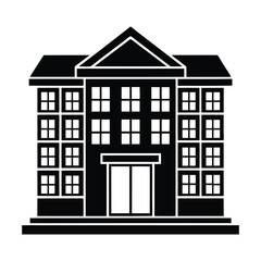 Naklejka premium vector illustration of building