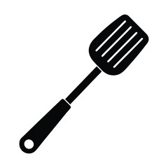 kitchen spatula isolated on white