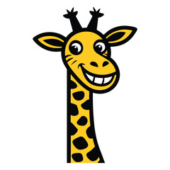 Obraz premium funny giraffe cartoon
