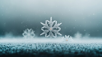 A detailed snowflake