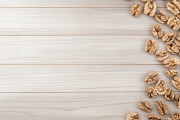 Walnuts on Light Wood