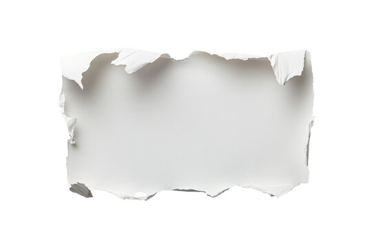 Zerrissener Papierstreifen mit realistischer Struktur PNG mit transparentem Hintergrund

