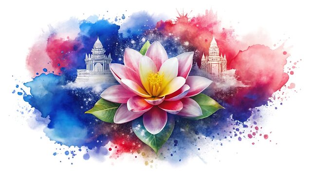 a cambodia rumdul flower in an ink splash artistic effect on a white background.jpg