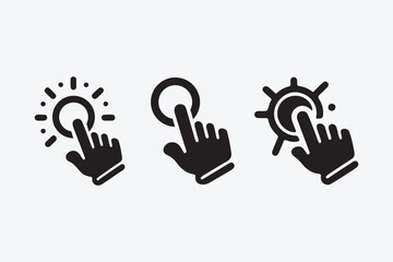 Vector Illustration of Hands with Icons and Symbols for Communication and Web Design
