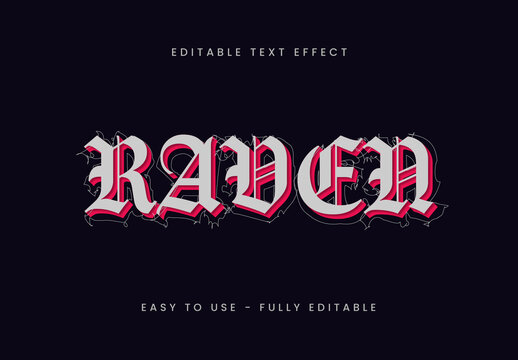 Gothic Text Effect