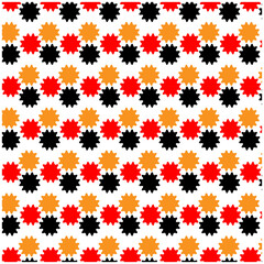 seamless pattern with flowers