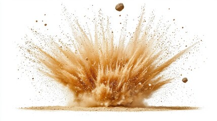 Desert Dust Explosion Isolated