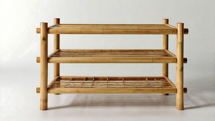 wooden chair isolated on white