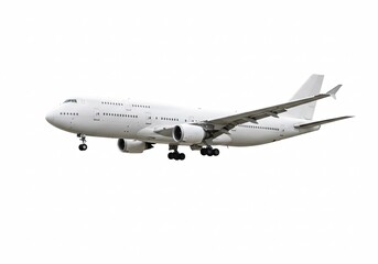 Obraz premium Airplane on a white background