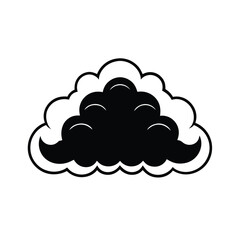 A vector cloud icon illustrates the internet's weather concept, a symbol of digital communication