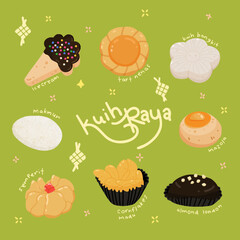 Kuih Raya! Malay Traditional Eid Cookies.