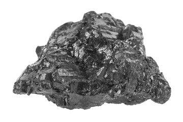 Coal isolated on white background.