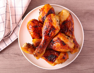 Roast chicken drumsticks