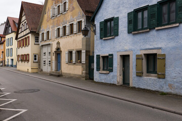 Bürgerhäuser in der Unterstadt in Haigerloch im Zollernalbkreis, Hohenzollern