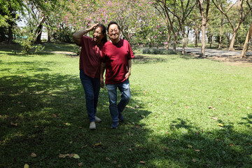 Fototapeta premium Senior in The Park
