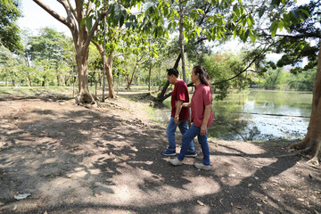 Fototapeta premium Senior in The Park