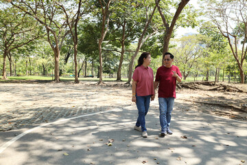 Obraz premium Senior in The Park