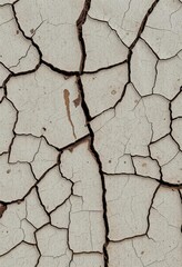 Fototapeta premium Cracked, worn, aged surface texture with scratches and dirt, abstract, wood