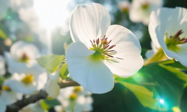 White plum flowers at Atami plum park in Shizuoka daytime close up