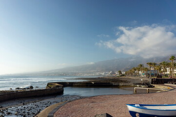 Coastline of Tenerife Island, Canary Islands, Spain.