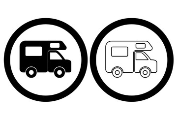Camper Van Icons
