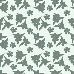 seamless pattern hibiscus flower. Modern design for gift paper, fabric, wallpaper and others