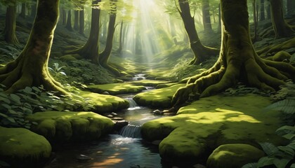 waterfall in the forest