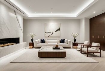 A living room filled with furniture and a flat screen television.