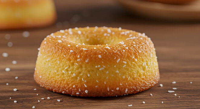 Delightful baked coconut treat, a traditional Brazilian cocada dessert