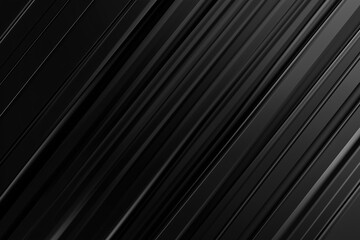 Obraz premium Dark deep black dynamic abstract background with diagonal lines. Modern creative halftone premium gradient. 3d cover of business presentation banner. 