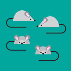 Mouse mid century modern design