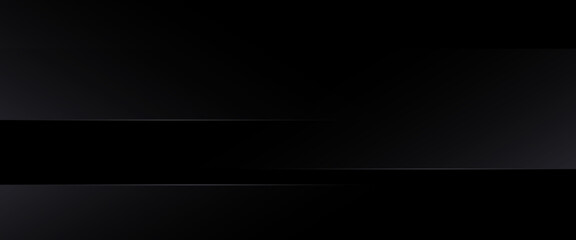 Obraz premium Black premium abstract background with luxury dark lines and darkness geometric shapes. Modern exclusive background for poster, banner,vector modern