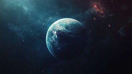 Fototapeta premium Earth in the vastness of space (7)